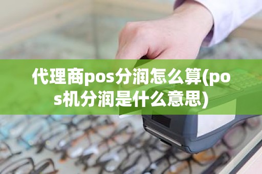 代理商pos分润怎么算(pos机分润是什么意思)