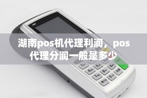 湖南pos机代理利润，pos代理分润一般是多少