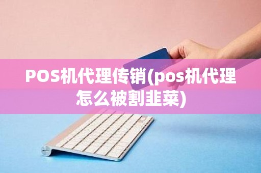 POS机代理传销(pos机代理怎么被割韭菜)