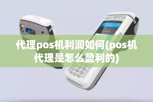 代理pos机利润如何(pos机代理是怎么盈利的)