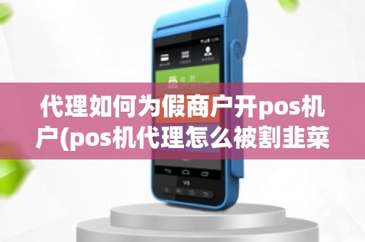 代理如何为假商户开pos机户(pos机代理怎么被割韭菜)