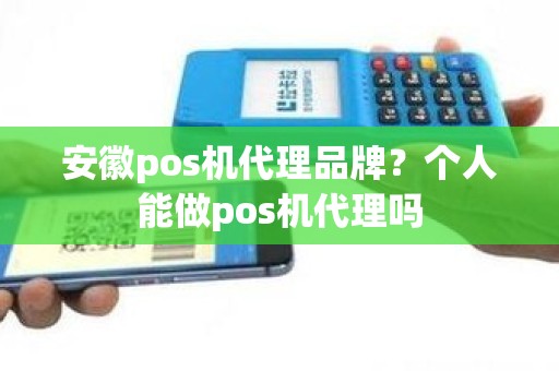 安徽pos机代理品牌？个人能做pos机代理吗