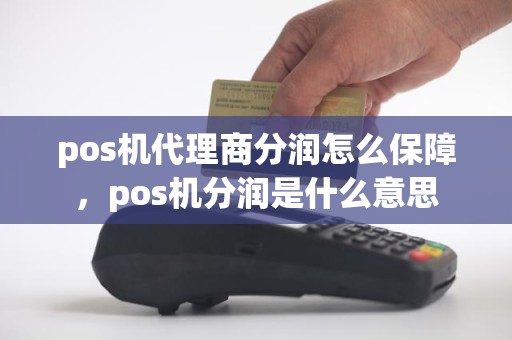 pos机代理商分润怎么保障，pos机分润是什么意思