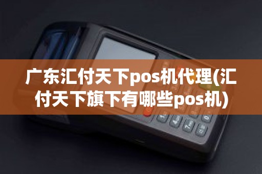 广东汇付天下pos机代理(汇付天下旗下有哪些pos机)