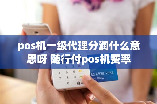 pos机一级代理分润什么意思呀 随行付pos机费率