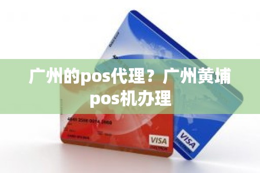 广州的pos代理？广州黄埔pos机办理