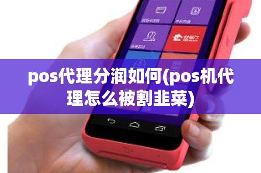 pos代理分润如何(pos机代理怎么被割韭菜)