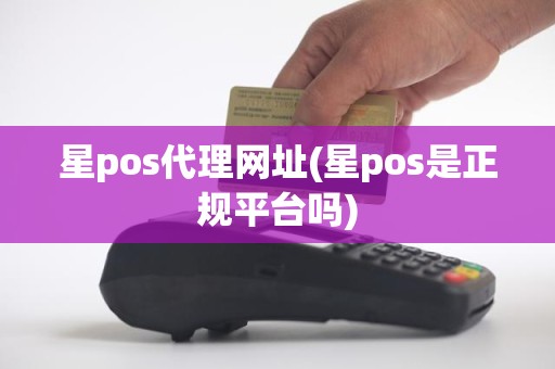 星pos代理网址(星pos是正规平台吗)