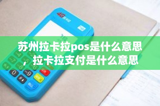 苏州拉卡拉pos是什么意思，拉卡拉支付是什么意思