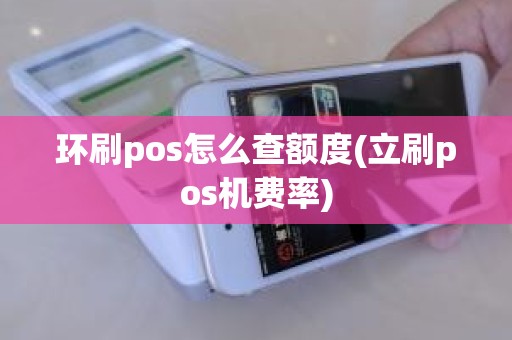 环刷pos怎么查额度(立刷pos机费率)