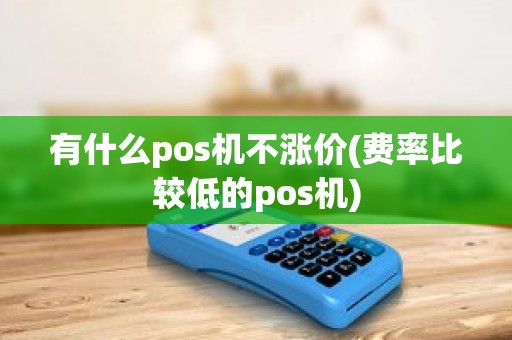 有什么pos机不涨价(费率比较低的pos机)