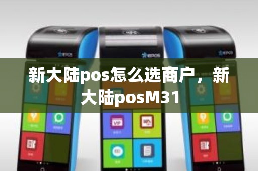 新大陆pos怎么选商户，新大陆posM31