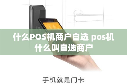 什么POS机商户自选 pos机什么叫自选商户