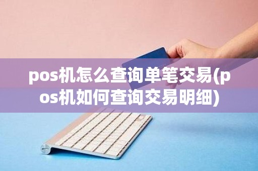 pos机怎么查询单笔交易(pos机如何查询交易明细)