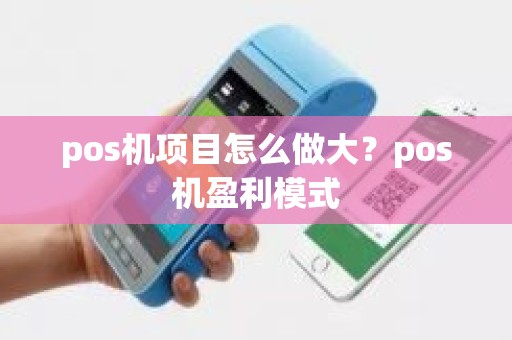 pos机项目怎么做大？pos机盈利模式