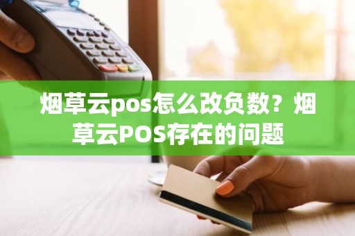 烟草云pos怎么改负数？烟草云POS存在的问题