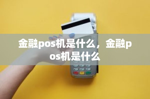 金融pos机是什么，金融pos机是什么