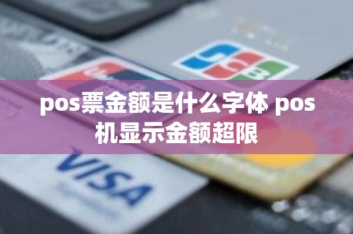 pos票金额是什么字体 pos机显示金额超限