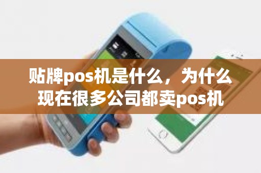 贴牌pos机是什么，为什么现在很多公司都卖pos机