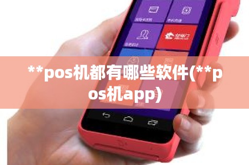 **pos机都有哪些软件(**pos机app)