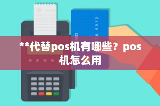 **代替pos机有哪些？pos机怎么用