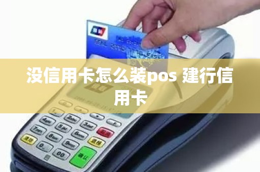 没信用卡怎么装pos 建行信用卡