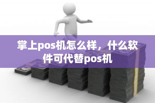 掌上pos机怎么样，什么软件可代替pos机