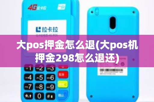 大pos押金怎么退(大pos机押金298怎么退还)