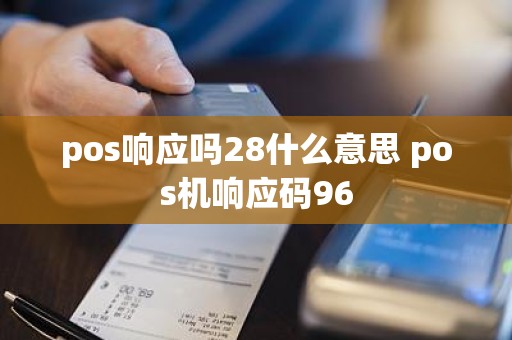 pos响应吗28什么意思 pos机响应码96