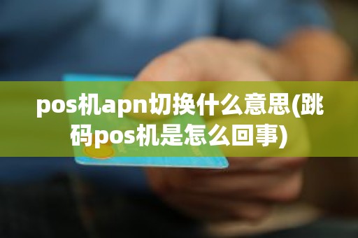 pos机apn切换什么意思(跳码pos机是怎么回事)