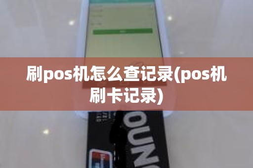 刷pos机怎么查记录(pos机刷卡记录)