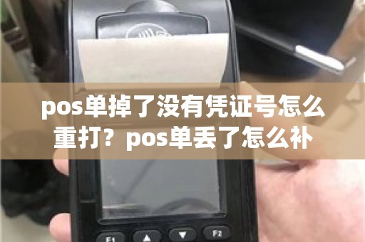 pos单掉了没有凭证号怎么重打？pos单丢了怎么补