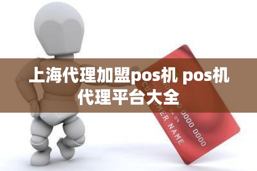 上海代理加盟pos机 pos机代理平台大全