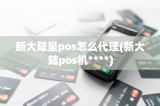 新大陆星pos怎么代理(新大陆pos机****)