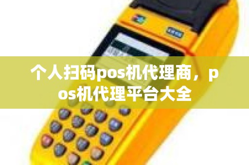 个人扫码pos机代理商，pos机代理平台大全