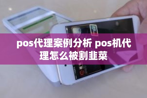 pos代理案例分析 pos机代理怎么被割韭菜