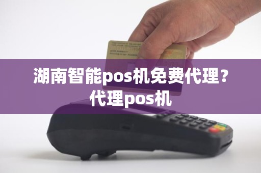 湖南智能pos机免费代理？代理pos机