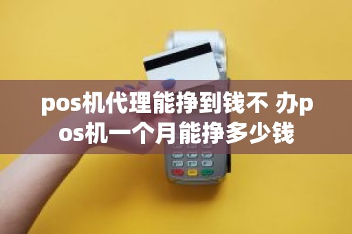 pos机代理能挣到钱不 办pos机一个月能挣多少钱