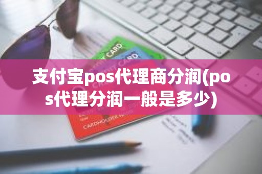 支付宝pos代理商分润(pos代理分润一般是多少)