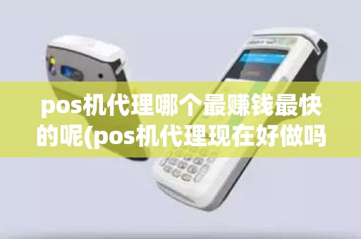 pos机代理哪个最赚钱最快的呢(pos机代理现在好做吗)