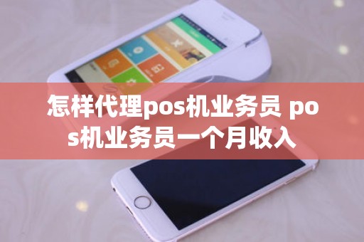 怎样代理pos机业务员 pos机业务员一个月收入