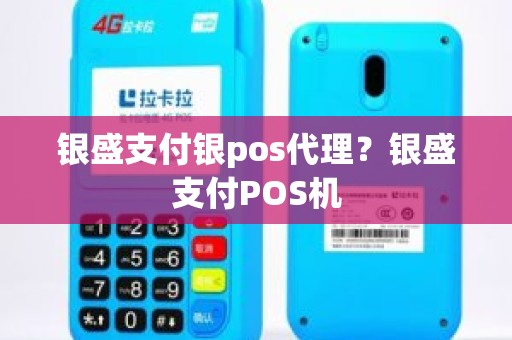 银盛支付银pos代理？银盛支付POS机