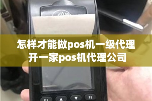 怎样才能做pos机一级代理 开一家pos机代理公司