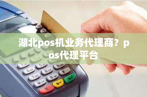 湖北pos机业务代理商？pos代理平台