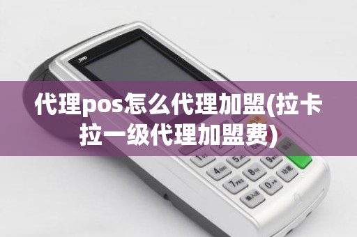 代理pos怎么代理加盟(拉卡拉一级代理加盟费)