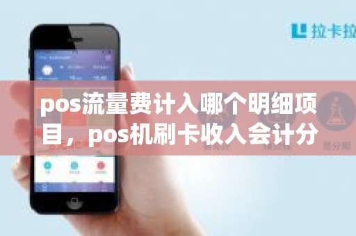 pos流量费计入哪个明细项目，pos机刷卡收入会计分录