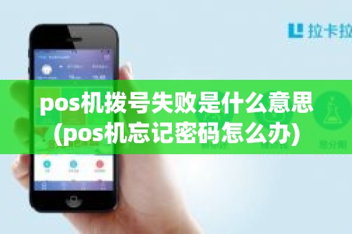 pos机拨号失败是什么意思(pos机忘记密码怎么办)