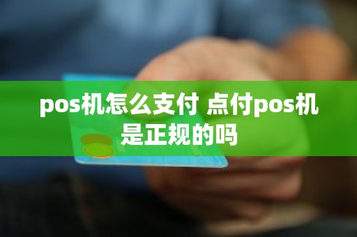 pos机怎么支付 点付pos机是正规的吗