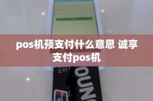 pos机预支付什么意思 诚享支付pos机