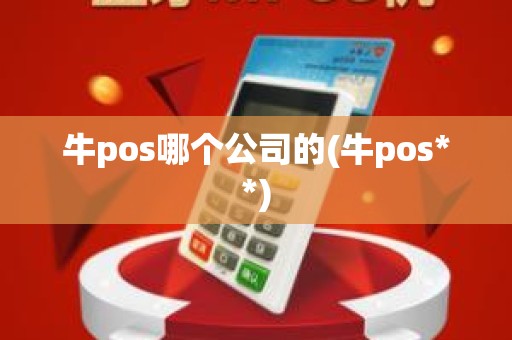 牛pos哪个公司的(牛pos**)